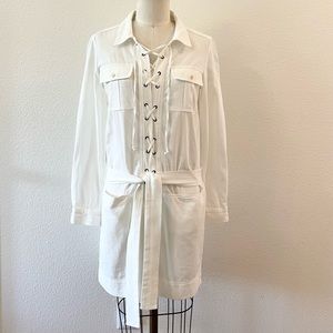 See By Chloe Lace Up Front Dress